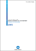 KONICA MINOLTA CSR Report 2005