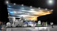 ITMA ASIA + CITME 2014 Konica Minolta booth plan