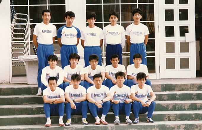 1988年、当時の選手の集合写真。