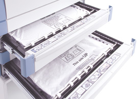 Five film sizes and two trays
