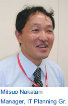 Mitsuo Nakatani Manager, IT Planning Gr.