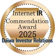 Daiwa IR Internet IR Excellence Award