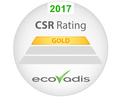 2017 CSR Rating GOLD[EcoVadis]