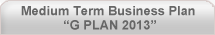 Medium Term Business Plan “G PLAN 2013”