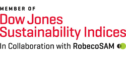 MEMBER OF Dow Jones Sustainability Indices In Collaboration with RobecoSAM