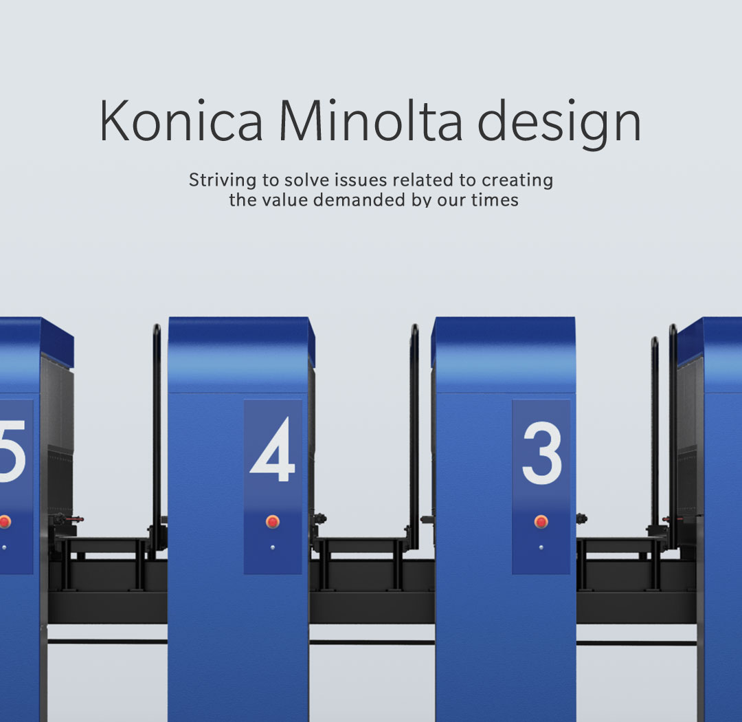 Konica Minolta design Striving to solve issues related to creating the value demanded by our times