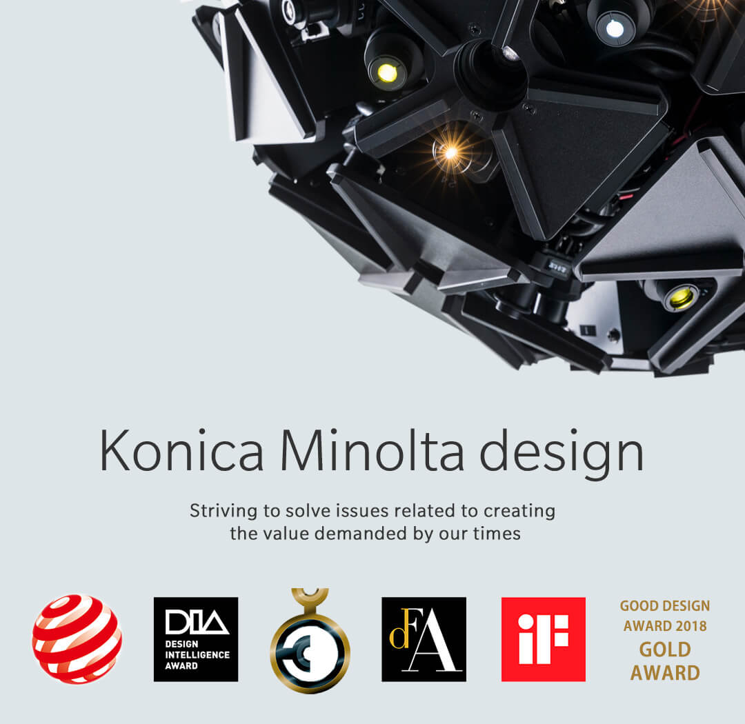 Konica Minolta design Striving to solve issues related to creating the value demanded by our times