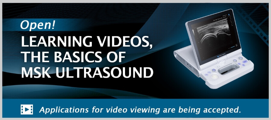 OPEN LEARNING VIDEO, THE BASIC OF MSK ULTRASOUND