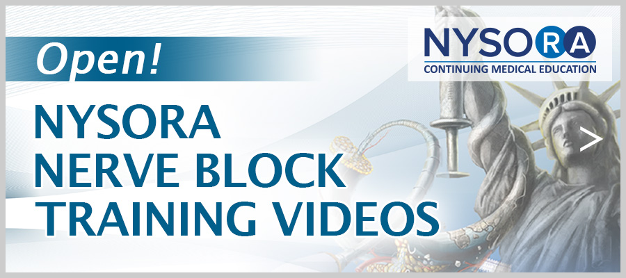 OPEN NYSORA NERVE BLOCK TRAINING VIDEO