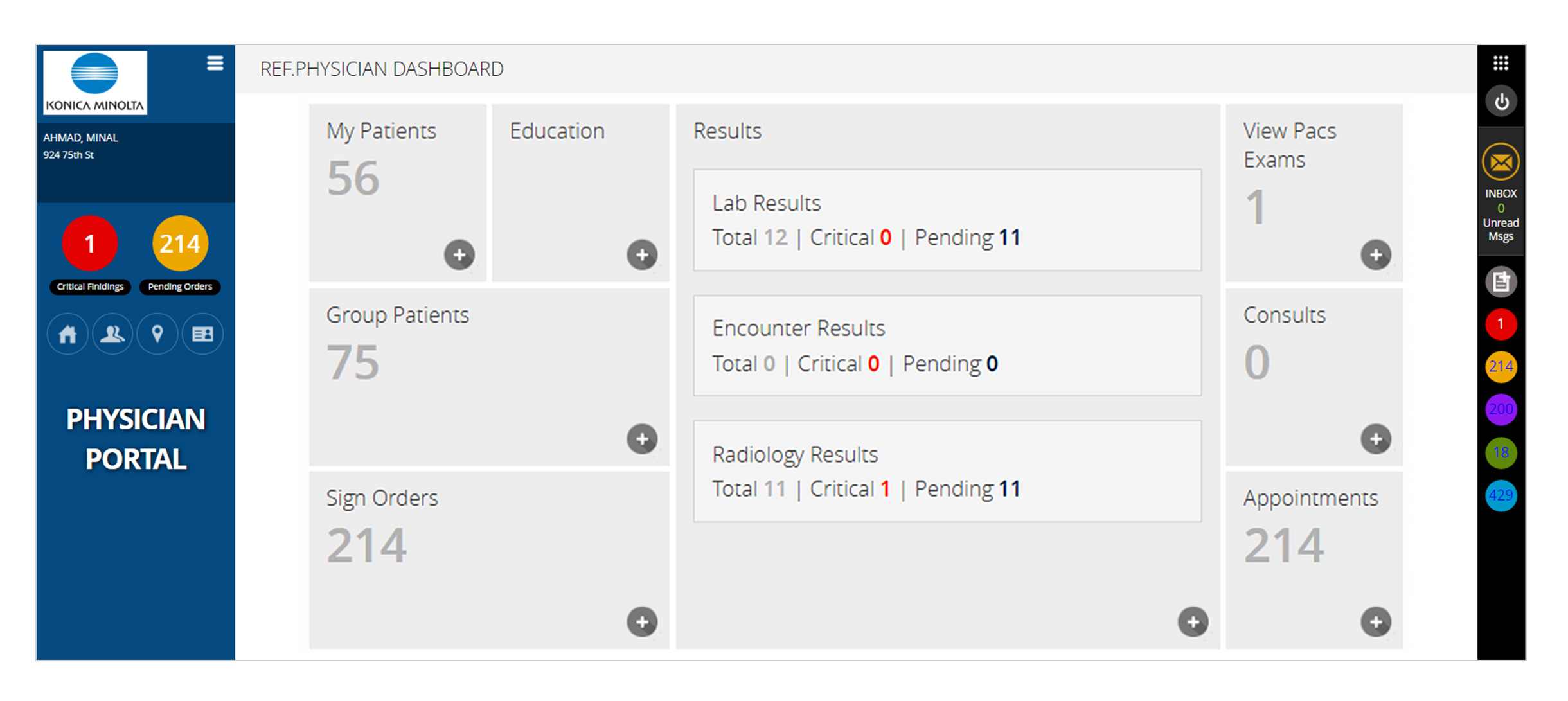 Referring Physician Portal