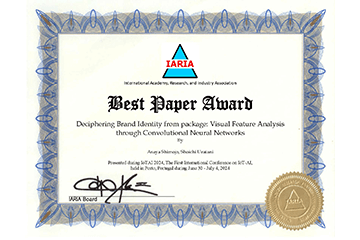 Konica Minolta’s R&D Team of EXplainable KANSEI Wins the Best Paper Award at IoTAI 2024
