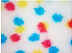 Enlarged photo of a print made with HS-UV ink