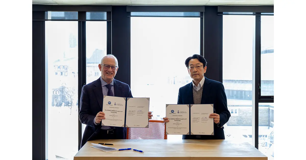 Konica Minolta Extends AI Research Collaboration with University of Toronto Konica Minolta Extends AI Research Collaboration with University of Toronto