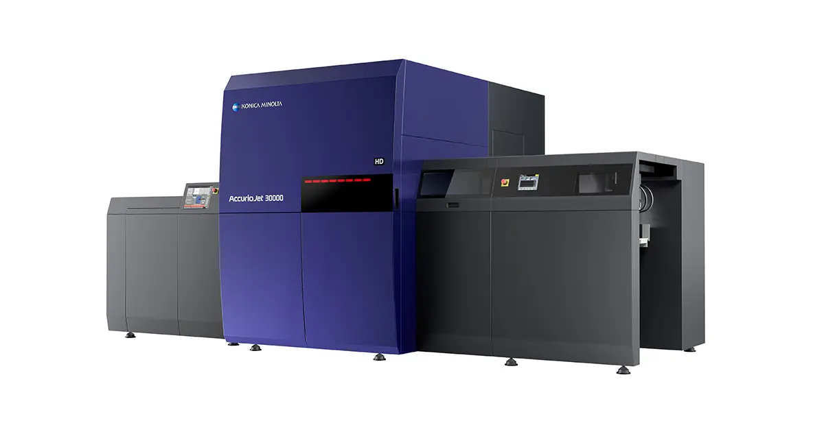 Konica Minolta to Launch the AccurioJet 30000, a B2 HS-UV Inkjet