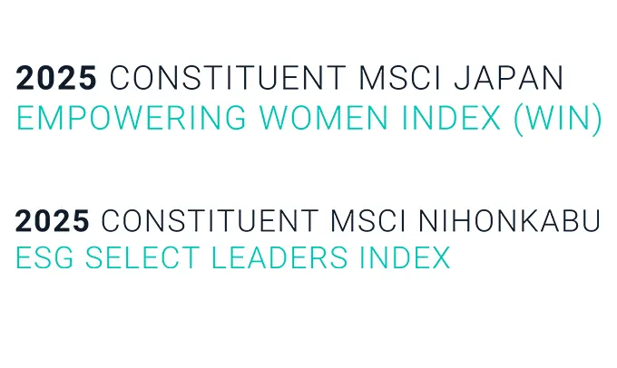the MSCI Japan Empowering Women Index, the MSCI NIHONKABU ESG Select Leaders Index