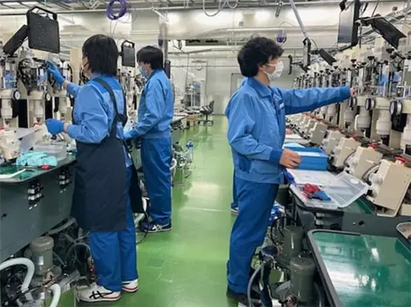 Polishing process at Tokyo site Hachioji