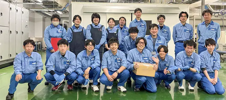 Teams in charge of starting operation