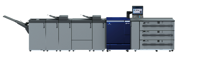 The AccurioPress C7100 digital printing system