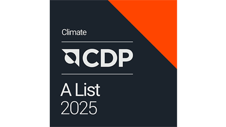 CDP Climate Change A List 2025 logo