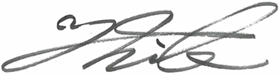 Signature of Toshimitsu Taiko