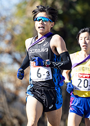 ３区（13.6km）蜂須賀源選手