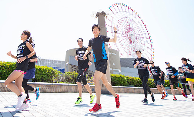 コニカミノルタランプロ部　ランニングクリニック in お台場