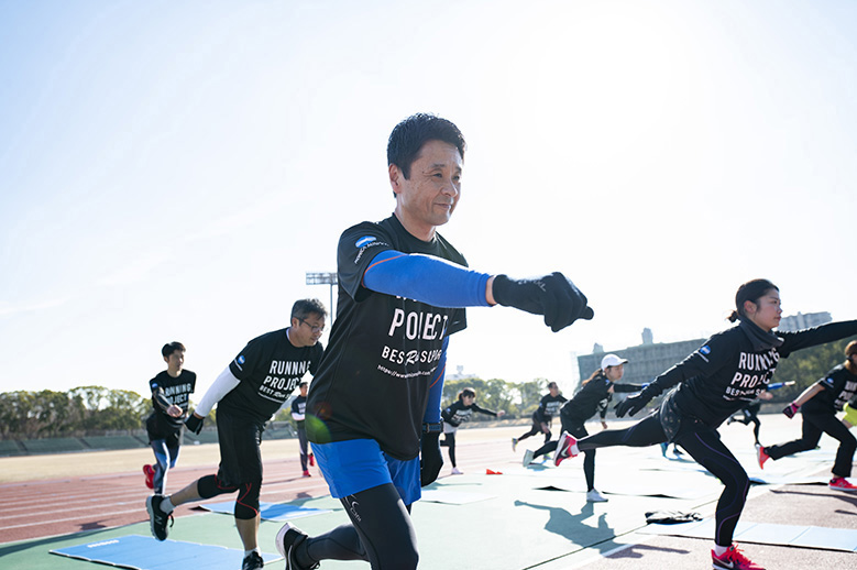 ランニングクリニックin大阪　3. ストレッチ＆補強運動