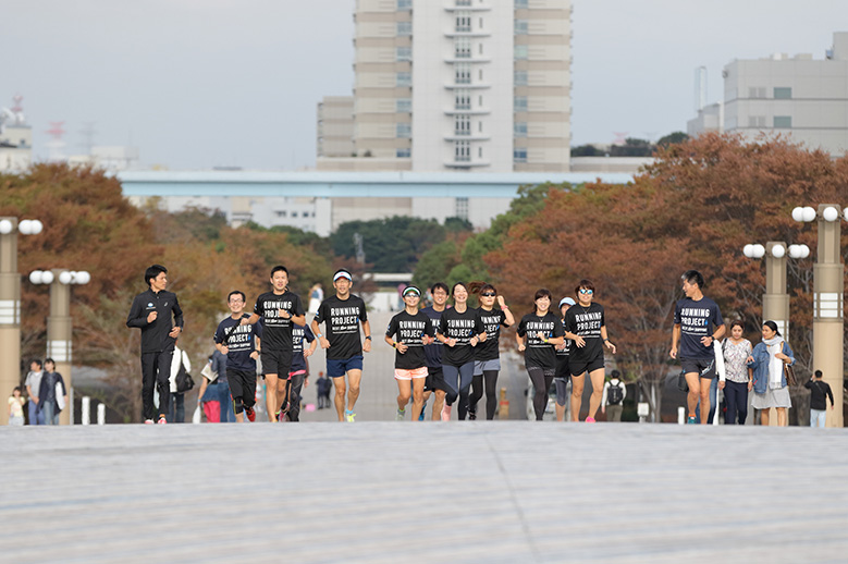 ランニングクリニックinお台場　4. ランニング