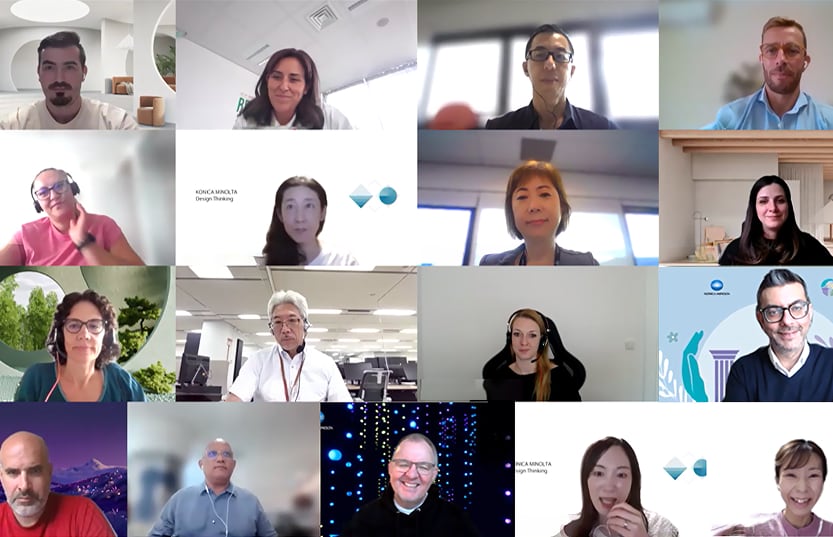 オンラインイベント Design Thinking Global Summit の様子