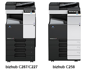 bizhub C287/C227 bizhub C258