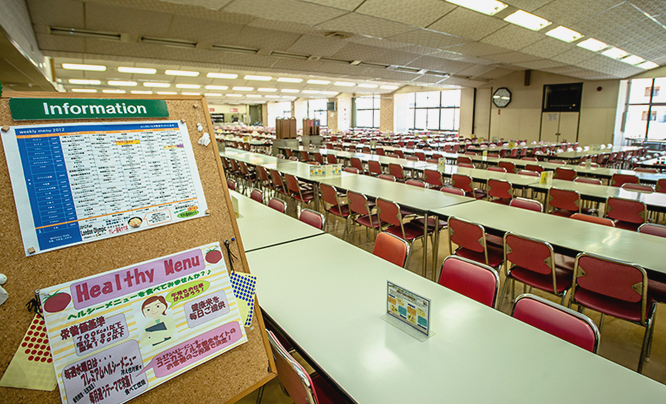 写真：社員食堂