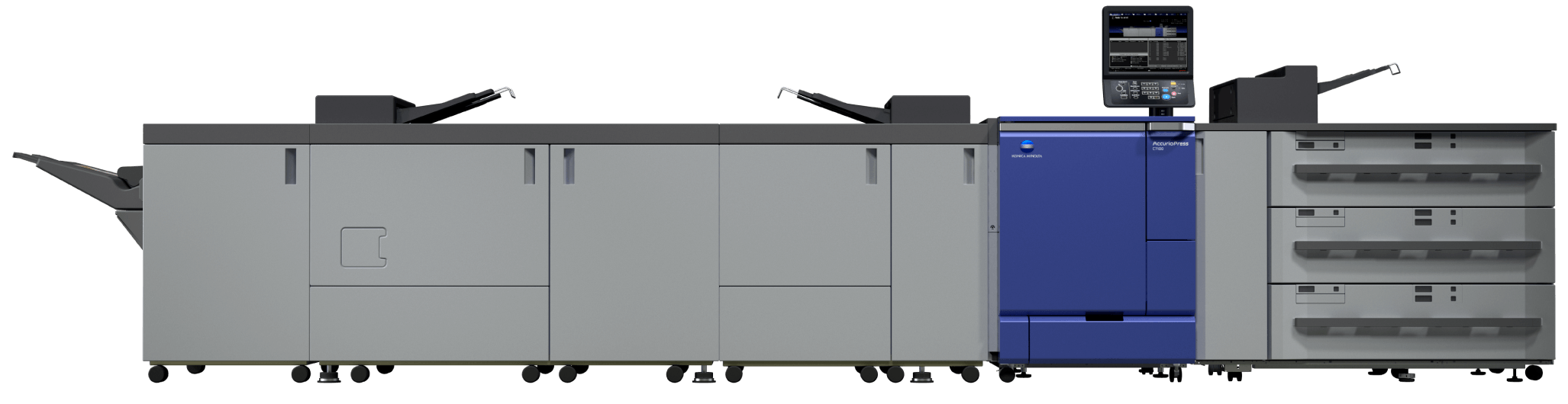 開発・設計を担当するプロダクションプリンタ