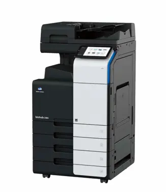 通常の白と黒の外装の複合機「bizhub C360i」の写真