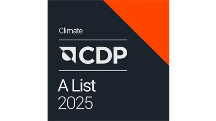 CDP「気候変動Aリスト2025」のロゴ