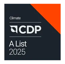CDP「気候変動Aリスト2025」のロゴ