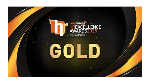 HR Excellence Awards Singapore 2025 Excellence in Championing Women Leaders部門金賞のマーク
