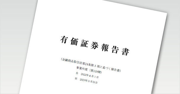 有価証券報告書