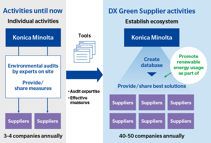 DX Green Supplier activities